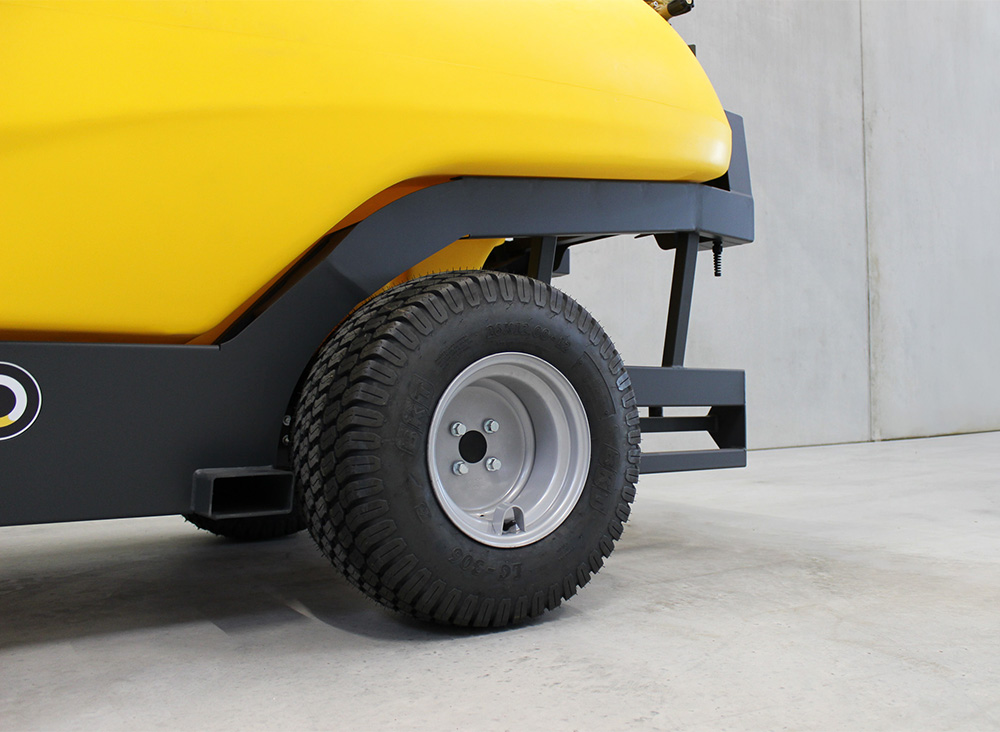 MSW spray cart spraying wagon tank 1000l concrete