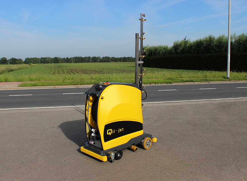 Qii-Jet automatic spraying cart hosereel