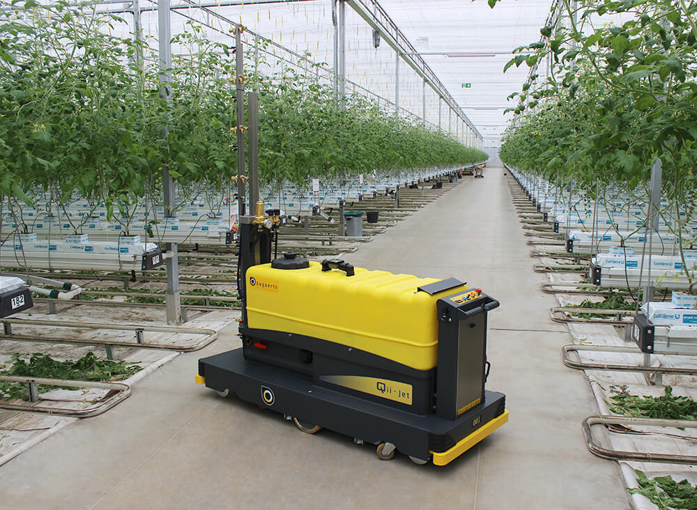 Qii-Jet automatic spraying cart