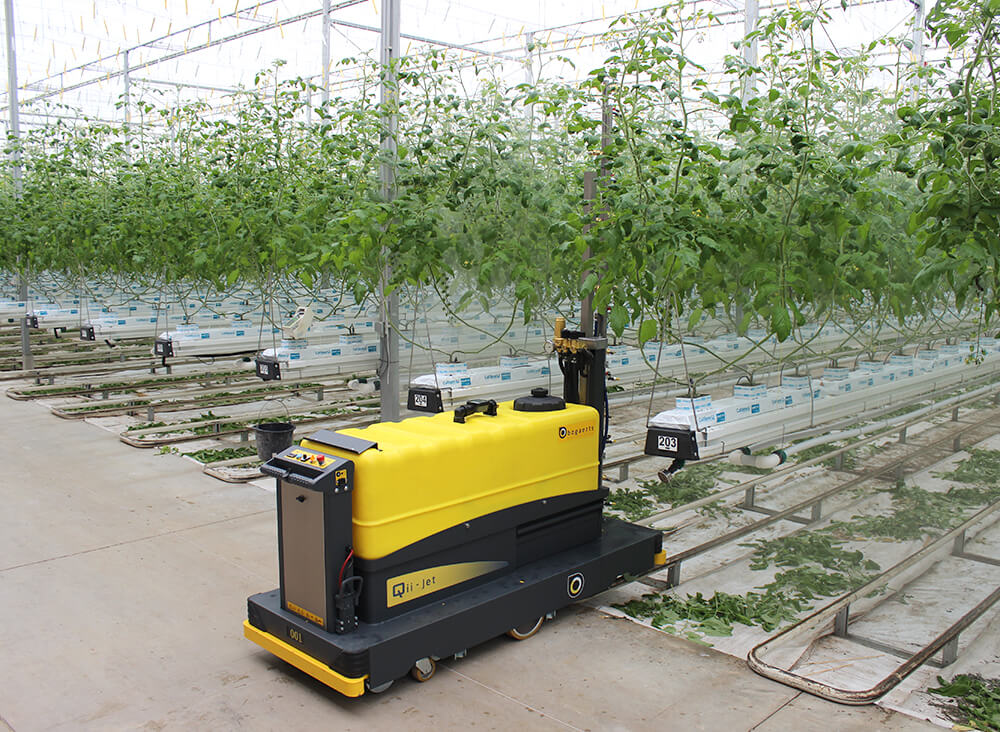 Qii-Jet automatic spraying cart