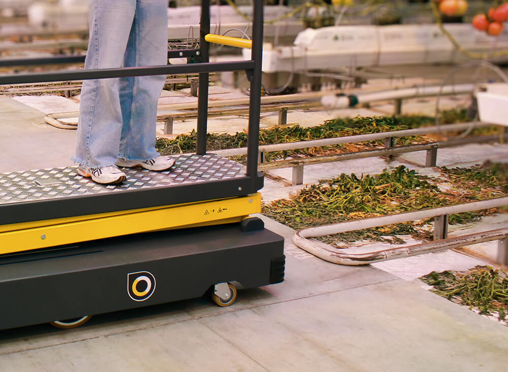 Qii-Lift buisrailwagen pipe rail trolley inspectiekar onderhoudskar hoge snelheid op buisrails en betonpad