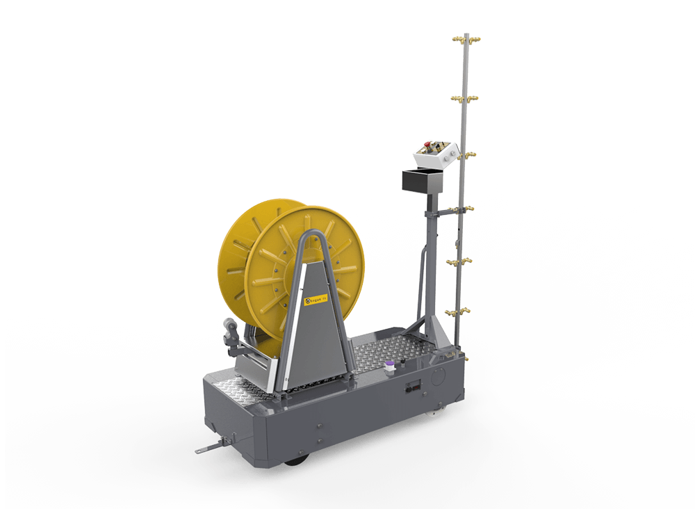 BBR tube rail cart