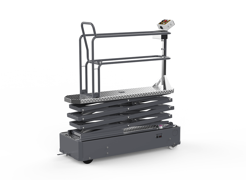 BBR tube rail cart