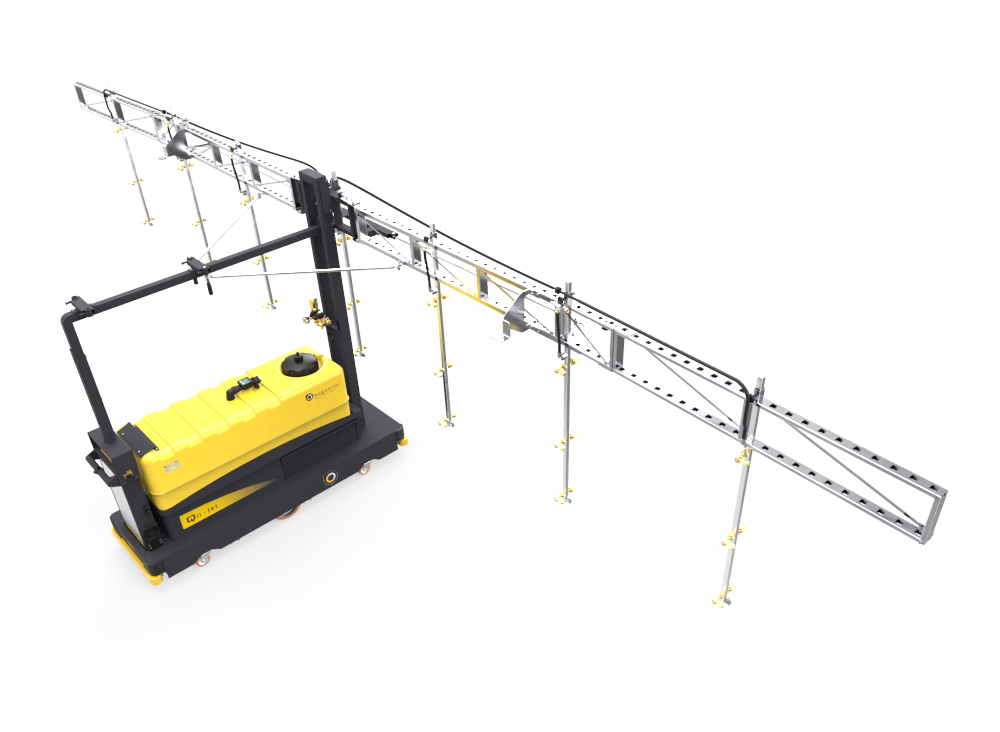 Qii-Jet spraying cart