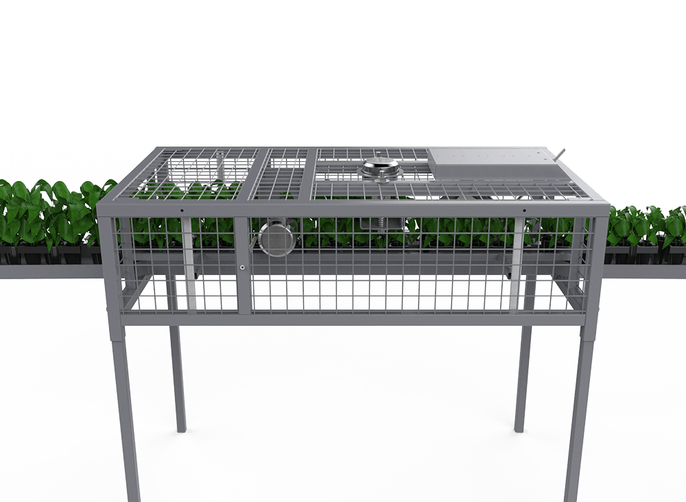 Tray cleaning system